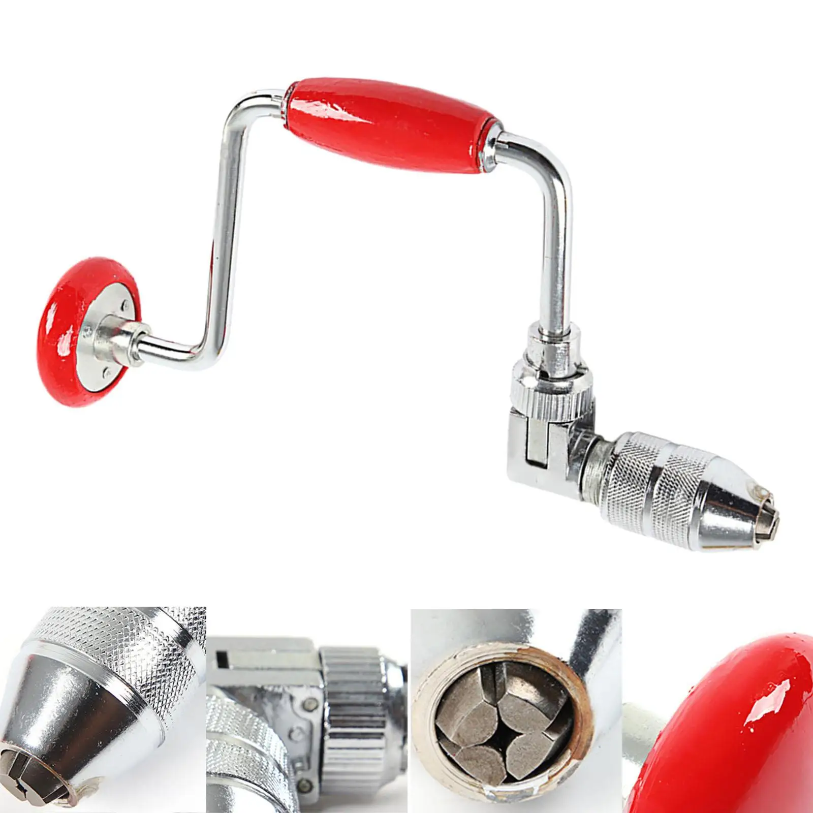 

Hand Crank Drill Handcraft DIY Woodwork Hand Tool for Wood Fiberglass Home