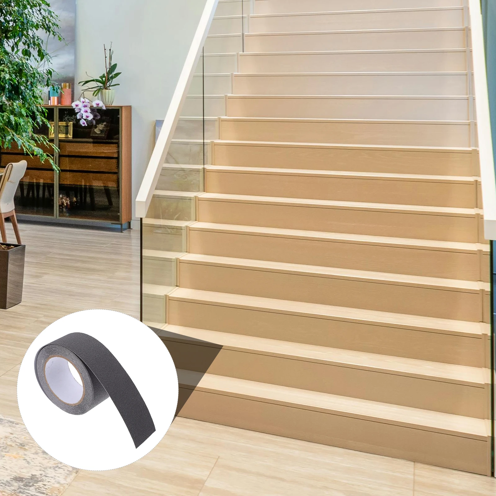 

Non-slip Stickers Gym Floor Tape Adhesive Friction Anti Stair Treads Skid Grey Grip for Pull up Bar