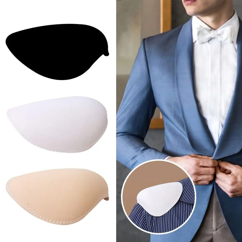 

2Pairs Multi-function Sewing Accessories For Shirt Suit Coat Shoulder Pad Covered Set-in Sewing Soft Padded Sponge Shoulder Pads