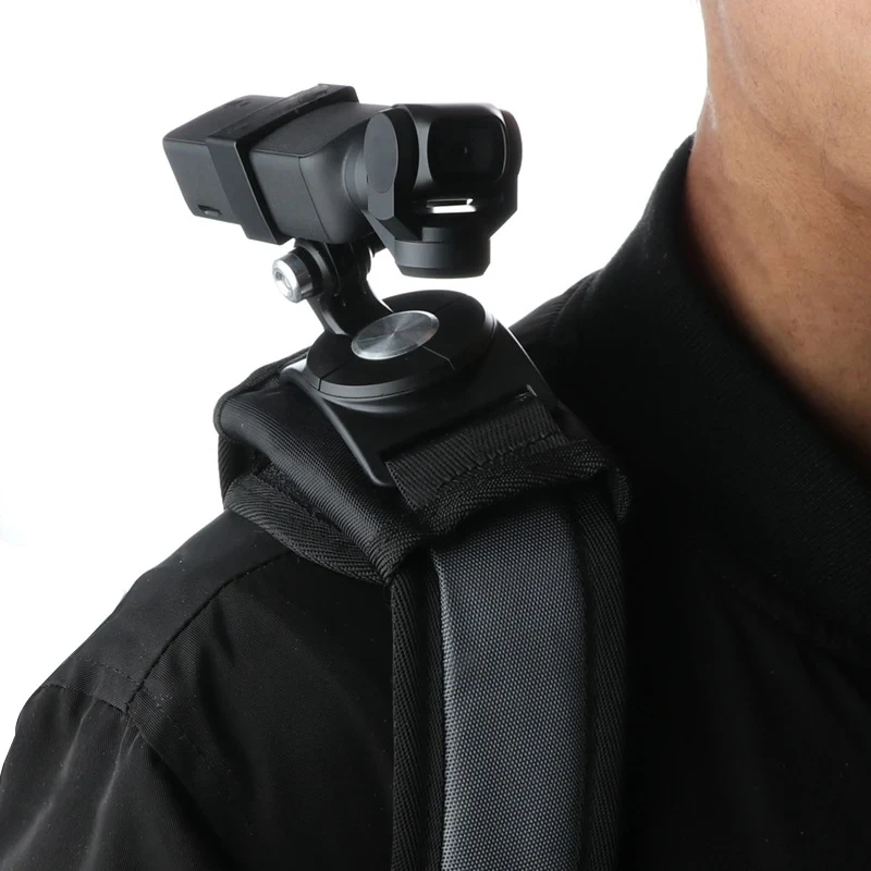 360 Degree Rotation Backpack Clamp Clip Belt for DJI Osmo Pocket 3 2 Quick Release Holder Adapter Bag Bracket Gopro 12 Accessory