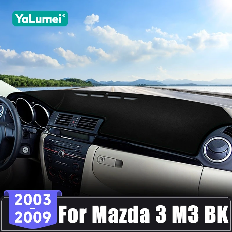 For Mazda 3 M3 BK 2003 2004 2005 2006 2007 2008 2009 Car Dashboard Cover Anti-UV Case Non-Slip Carpets Decoration Accessories