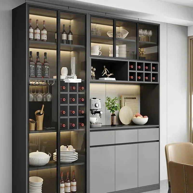 Liquor Home Wine Cabinets Display Living Room Modern Storage Wine Cabinets Simplicity Glass Botellero Vino Furniture