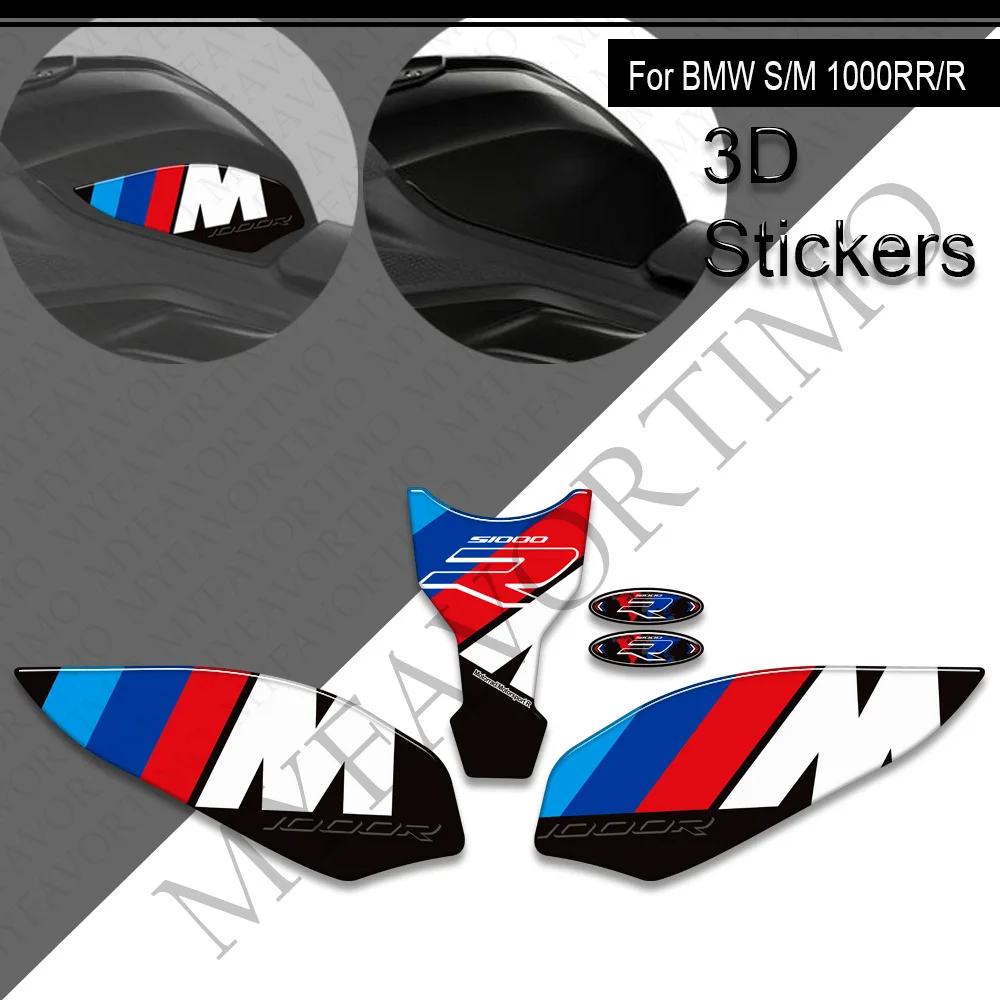 For BMW S1000RR S1000R S 1000 R RR S1000 S1000 M M1000R M1000RR Motorcycle Tank Pad Stickers Decals 2021 2022 2023 2024 2025