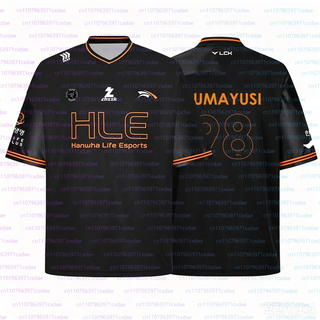 Korea Esports LCK 2026 HLE Team Trikot GUMAYUSI 98 T-Shirt LOL Spielerspiel-Trainingsuniform Kleidung für Herren-Fans Souvenir-T-Shirts – Detail 3