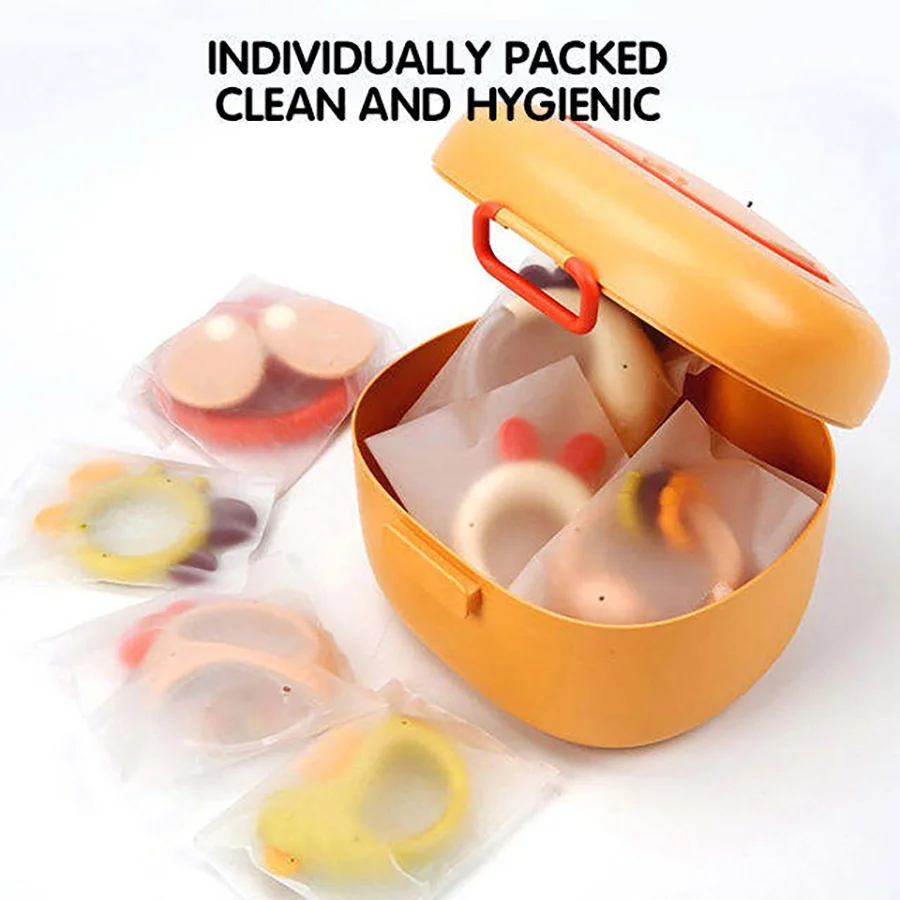 Baby Rattle Teether Toys funny Cute Shaking Hand Bells Set Infant Toy Teething Rattles For Baby