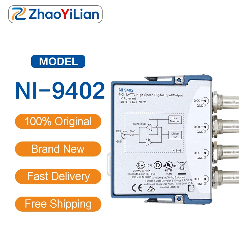 For National Instruments NI-9402 C Series 4 Channel 5V TTL High Speed Digital IO Module 100ns Pulse Test cDAQ cRIO