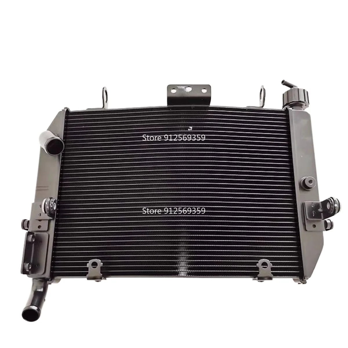 For CFMOTO 675NK CF675NK motorcycle engine water-cooled radiator, cooling fan, coolant reservoir, water tank