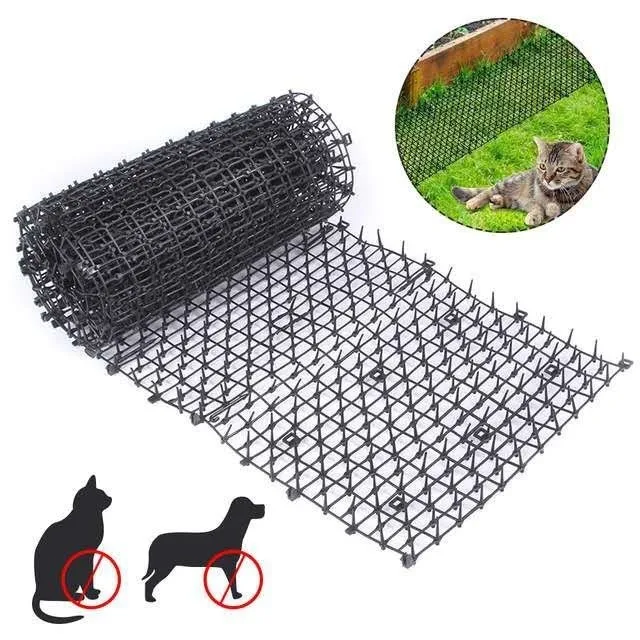 1 Stück Anti-Katzen-Spikematte, Katzenabwehr-Spikes, Balkonrolle, Anti-Katzen-Netz, Garten-Katzenabwehr, Haustierschutzartikel – Detail 2