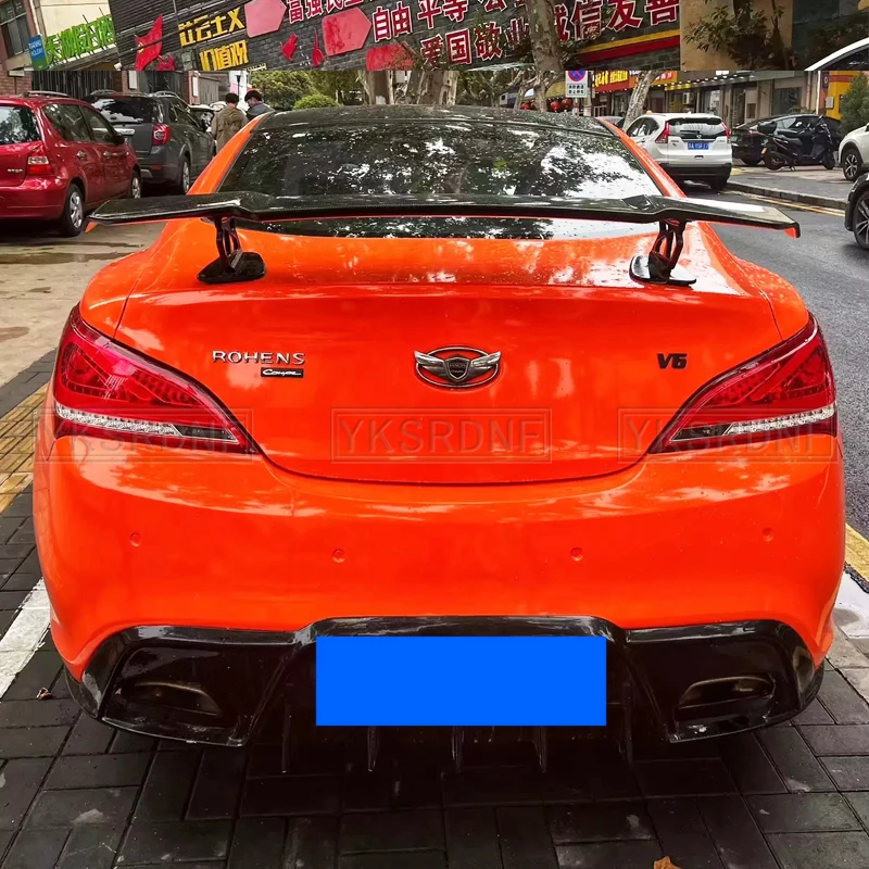 GT Style For For Hyundai Genesis Coupe Spoiler 2005-2013 Exterior Color Rear Wing Trunk Lip Spoiler Decoration