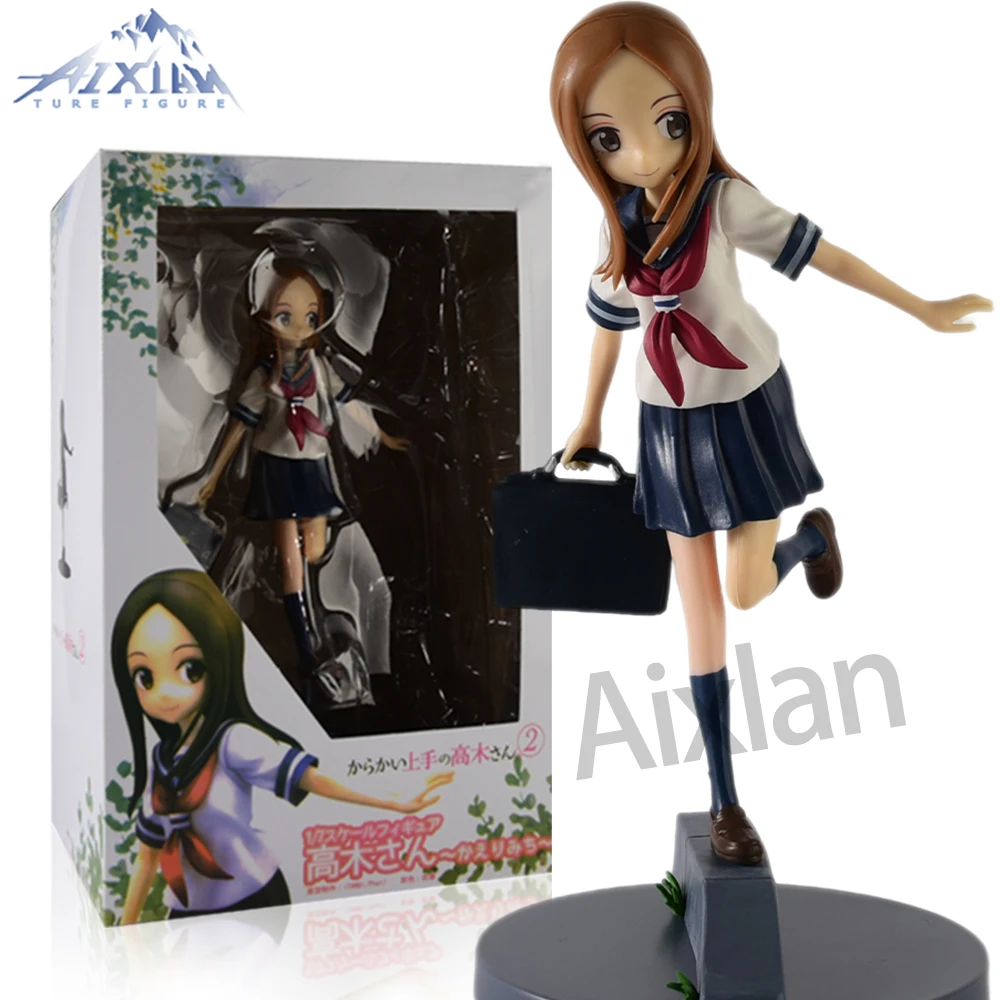 

20cm Teasing Master Takagi-san Figure Ms. Takagi Who Is Good At Teasing Takagi-san PVC Action Figure Takagi Model Toys Kid Gift