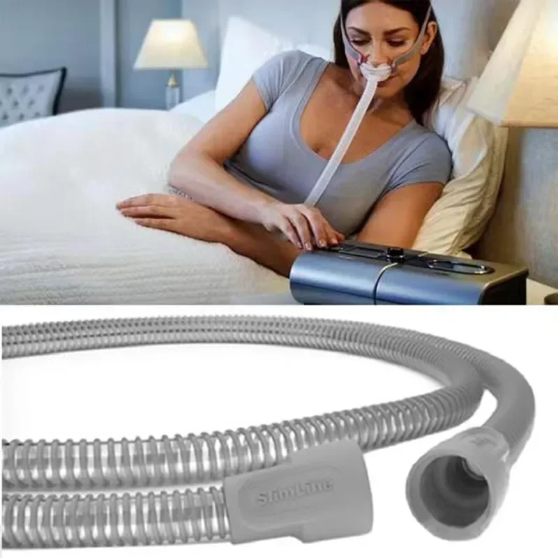 ResMed Original Slim Tubing CPAP Hose with Standard 22mm Rubber End Internal Diameter 15mm Hose180cm Long