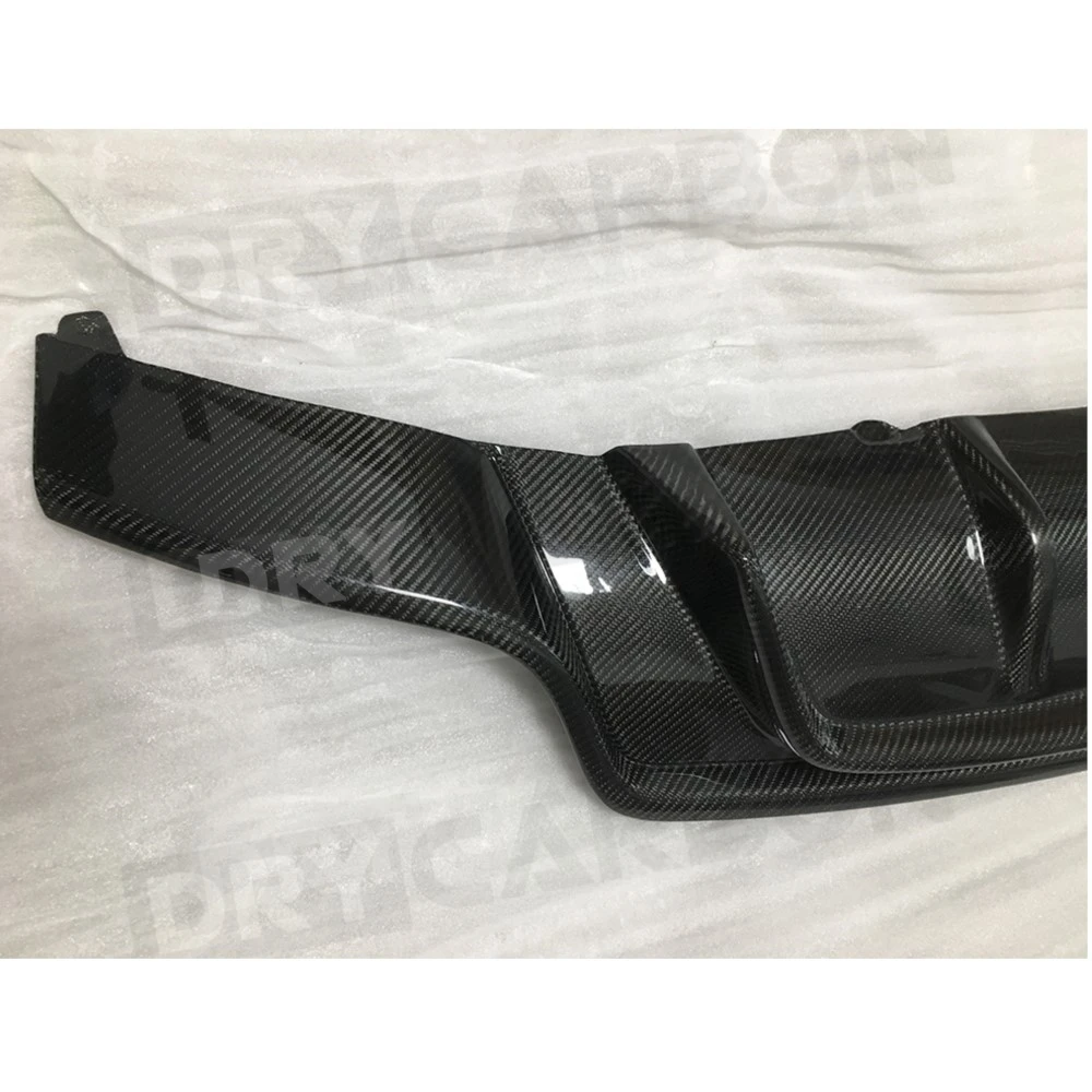 Dry Carbon Fiber Rear Diffuser Bumper Spoiler for Audi A5 RS5 2012-2016 Rear Lip Bumper Guard Car Styling Body Kits FRP view 3