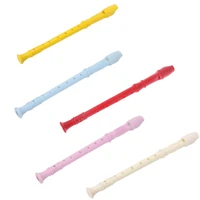 Plastic Instrument Musical Soprano Recorder Long Flute 8 Holes