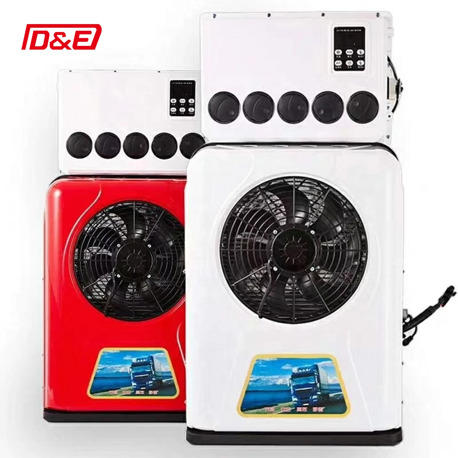 Hot12v 24v Sales Split Parking Air Conditioner Truck Tractor Cab Sleeper Air Conditioner Battery Powered For Truck Sleeper