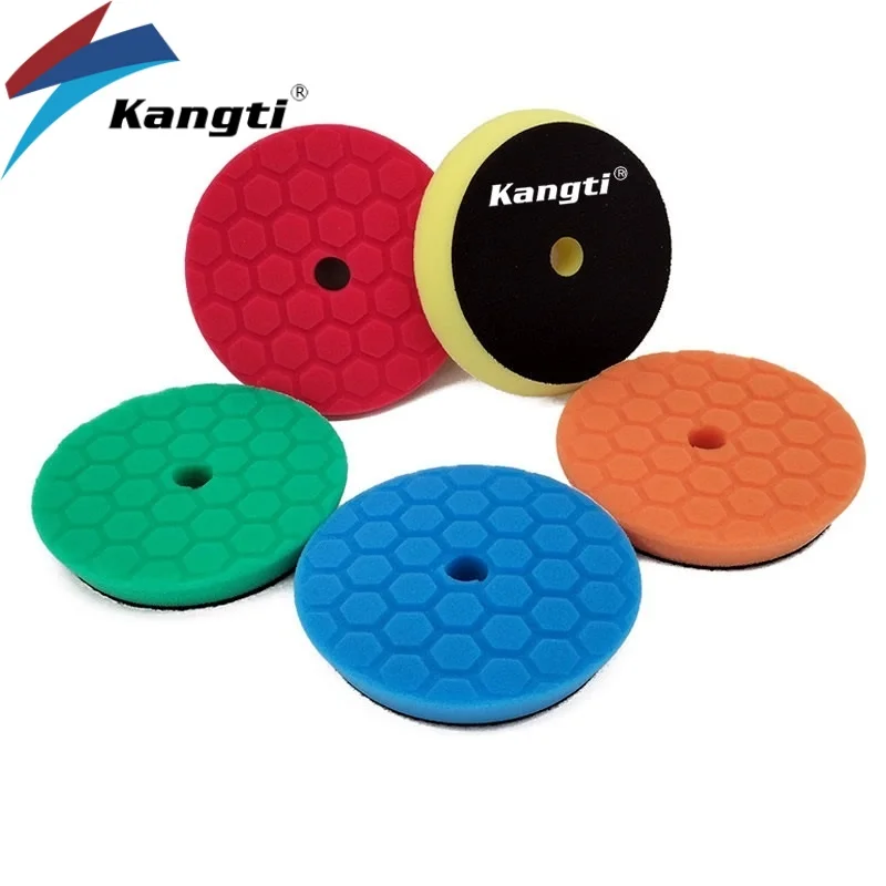 5 (125mm)/6 (150mm) Inch Car Waxing Buffing Pad Germany Foam Polishing Disc Auto Care Repair Tools Wax Pads for Car Detailing