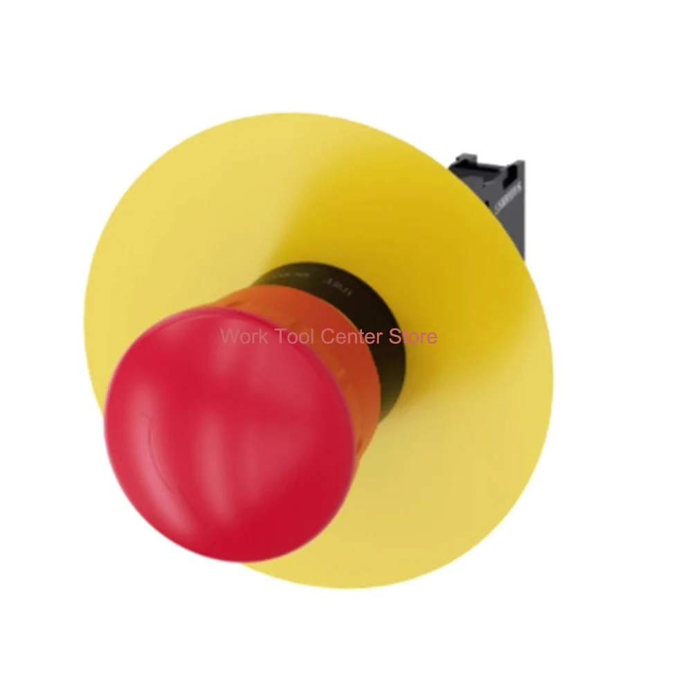 Originale EMERGENCE STOP Fungo Pulsante 40mm Rosso 3SU1000-1HB20-0AA0 3SU1100-1HB20-1CF0/1PG0/1CH Manopola Chiave Interruttore di Controllo 22mm