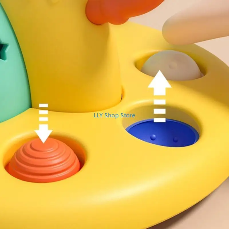 T8UD Baby Pull String Interactive Interactive Toy dentición Actividad Toyeher Materiales seguros para niños para niñas niños 18