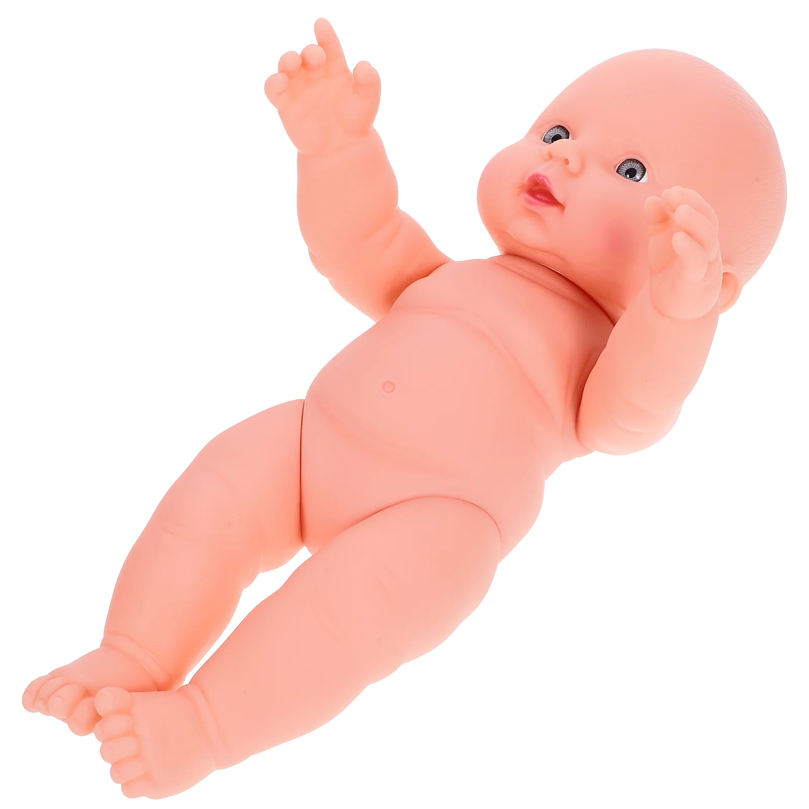 

30cm Baby Simulation Newborn Girl Emulated Dolls Expression Children Gift Baby Toy Birthday Gift ( , Naked)