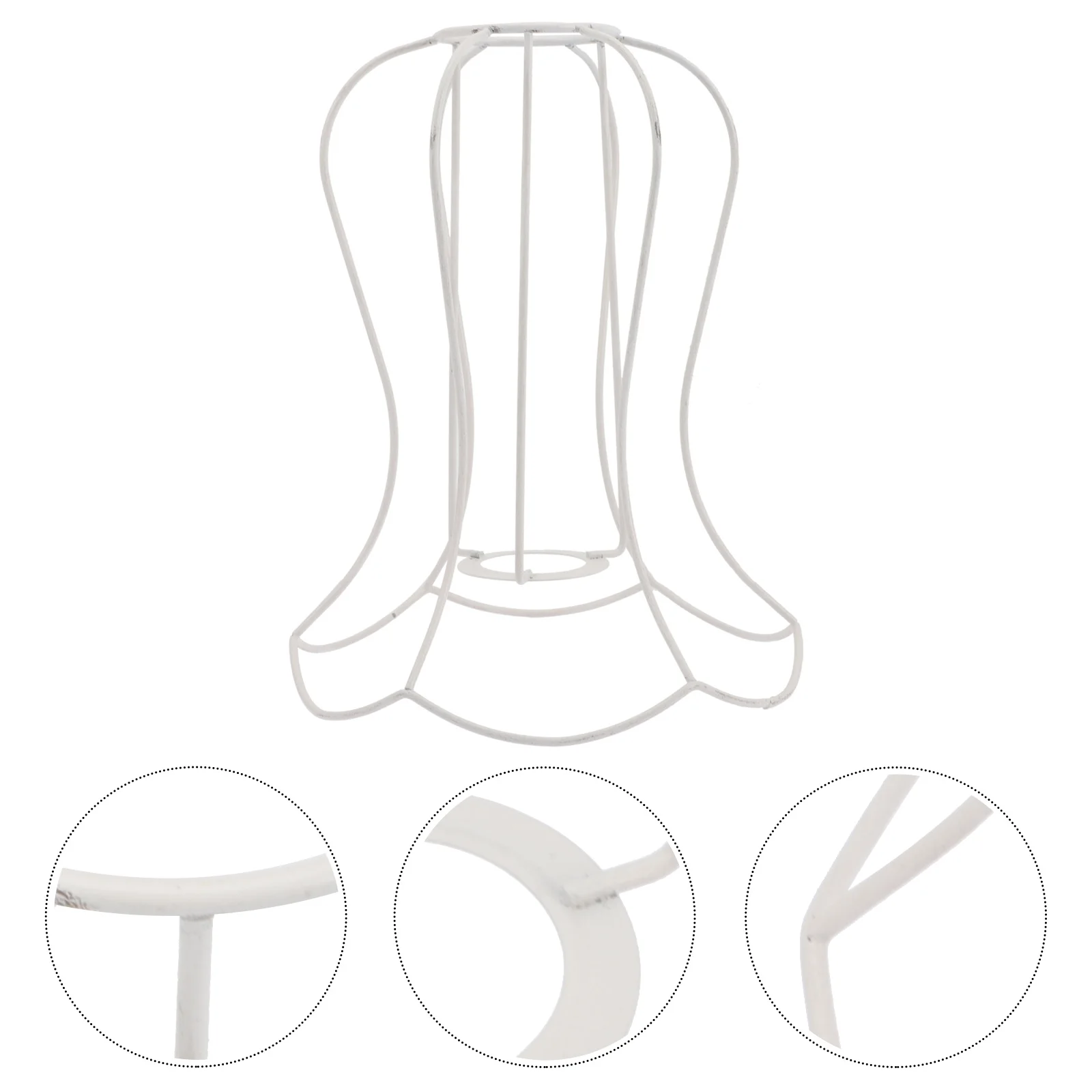 Rangka Lampu Besi Kokoh DIY untuk Lampu Meja, Lampu Lantai, Lampu Gantung, Rak Lampu, Dekorasi Rumah, Rak Lampu Besi