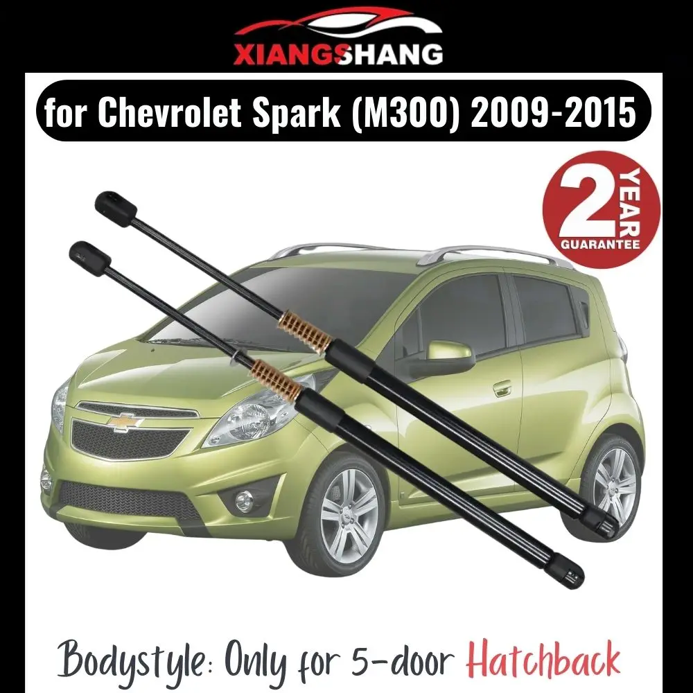 

2pcs Rear Tailgate Damper for Chevrolet Spark (M300) 2009-2015 hatchback Tailgate WITH SPRING Trunk Boot Gas Charged Gas Struts