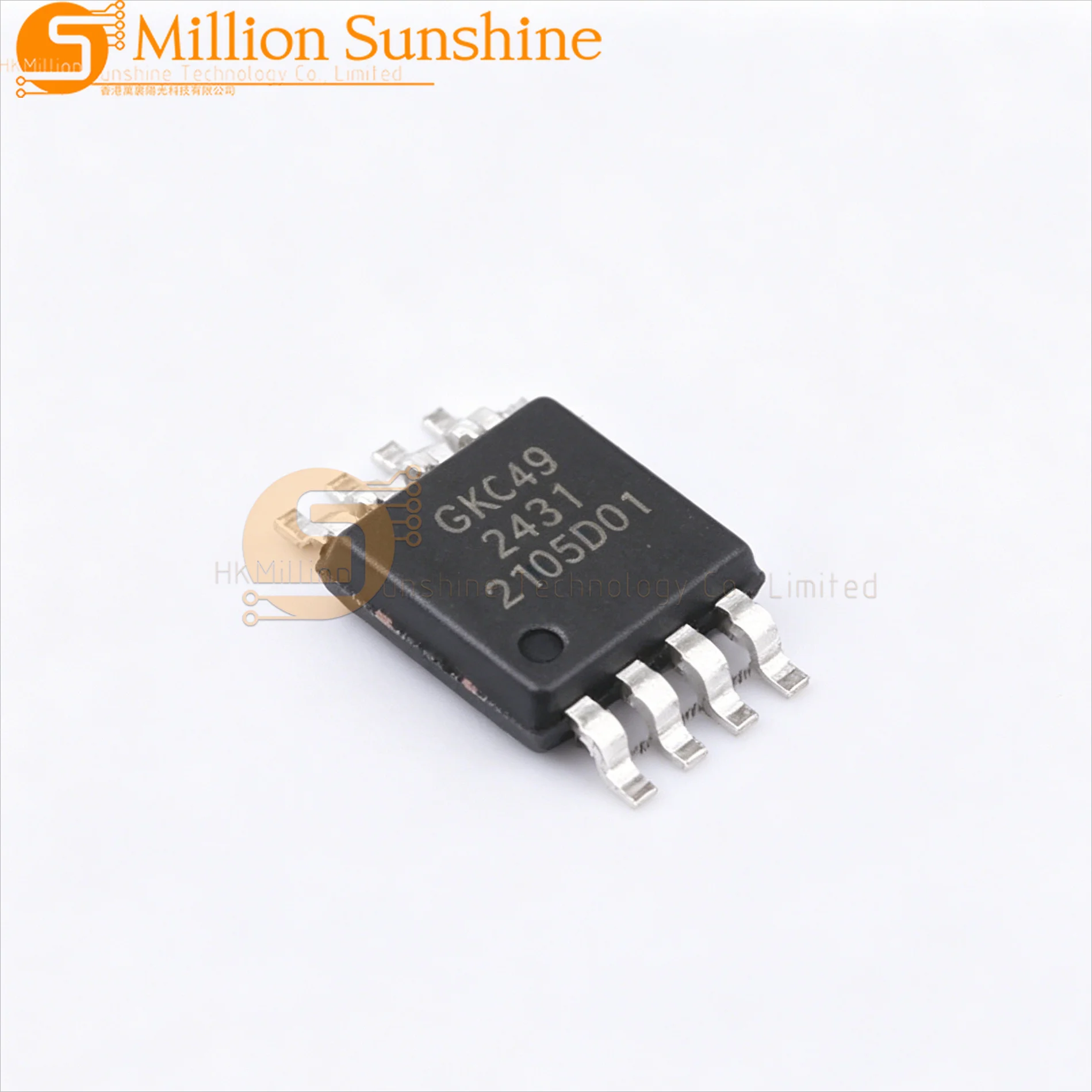 10PCS GX2431P MSOP-8 1Kbit GX2431 EEPROM Memory Chip New Original