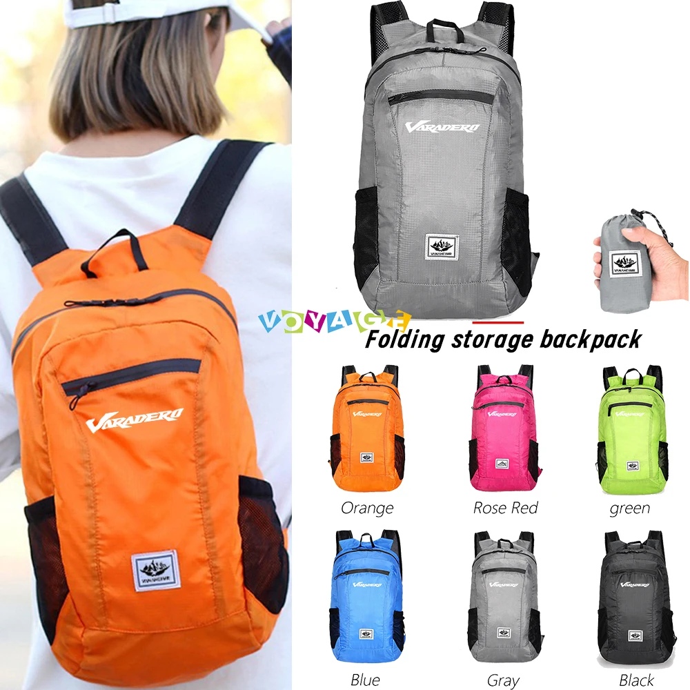 For Honda Varadero XL1000 XL125 XL 125 1000 Accessories Waterproof Bag Portable Foldable Backpack Folding Mountaineering Bag