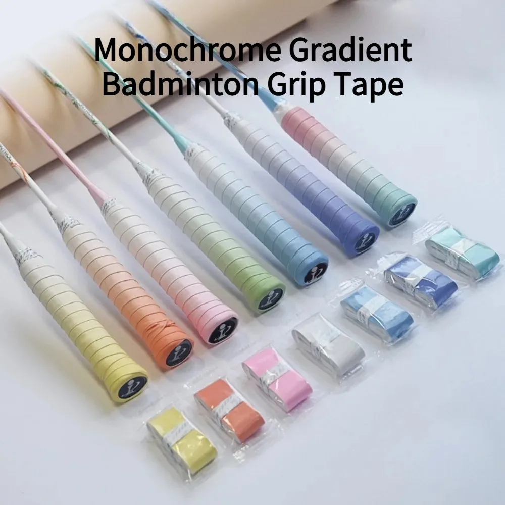 Non-slip Badminton Racket Handle Grip Gradient Overgrip Tape Winding Tennis Racket Rubber Grip Racquet Supplies Outdoor Sports