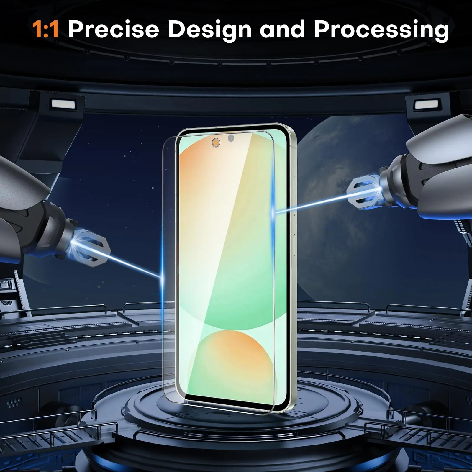 For Samsung Galaxy S24 FE 6.7 inch Screen Protector Tempered Glass Crystal Mica 9H HD Clear Transparent Anti Scratch