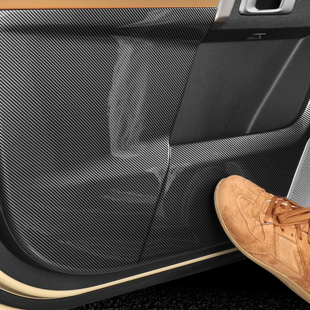 

Car Door Carbon Fiber Protective Panel Anti Kick Four Door Automotive Interior Decoration Accessories For Chery iCAR V27