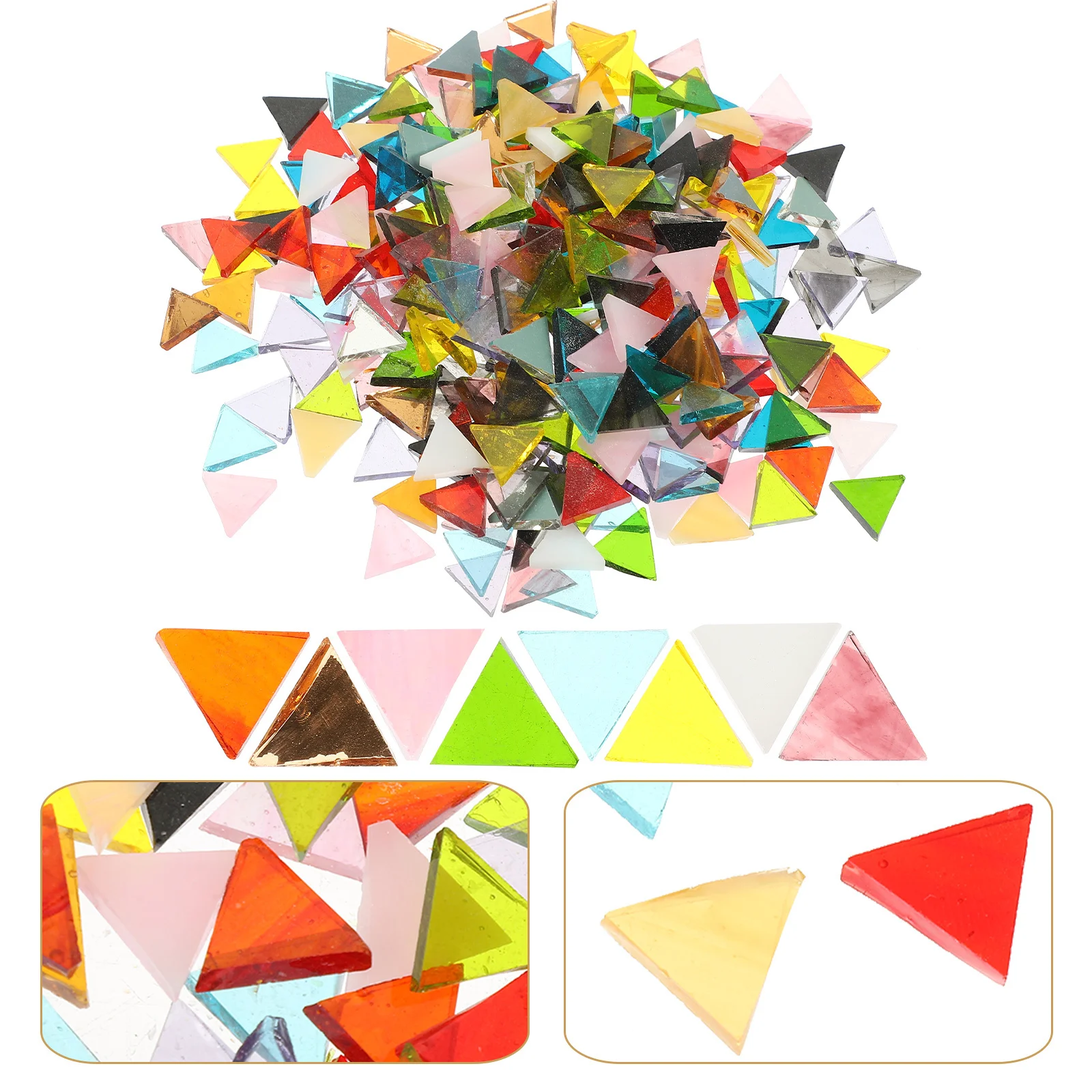 

1 Bag Glass Mosaics Pieces DIY Tiles Premium Glass for Crafts Decor Vase Decoration Handmade Mosaic