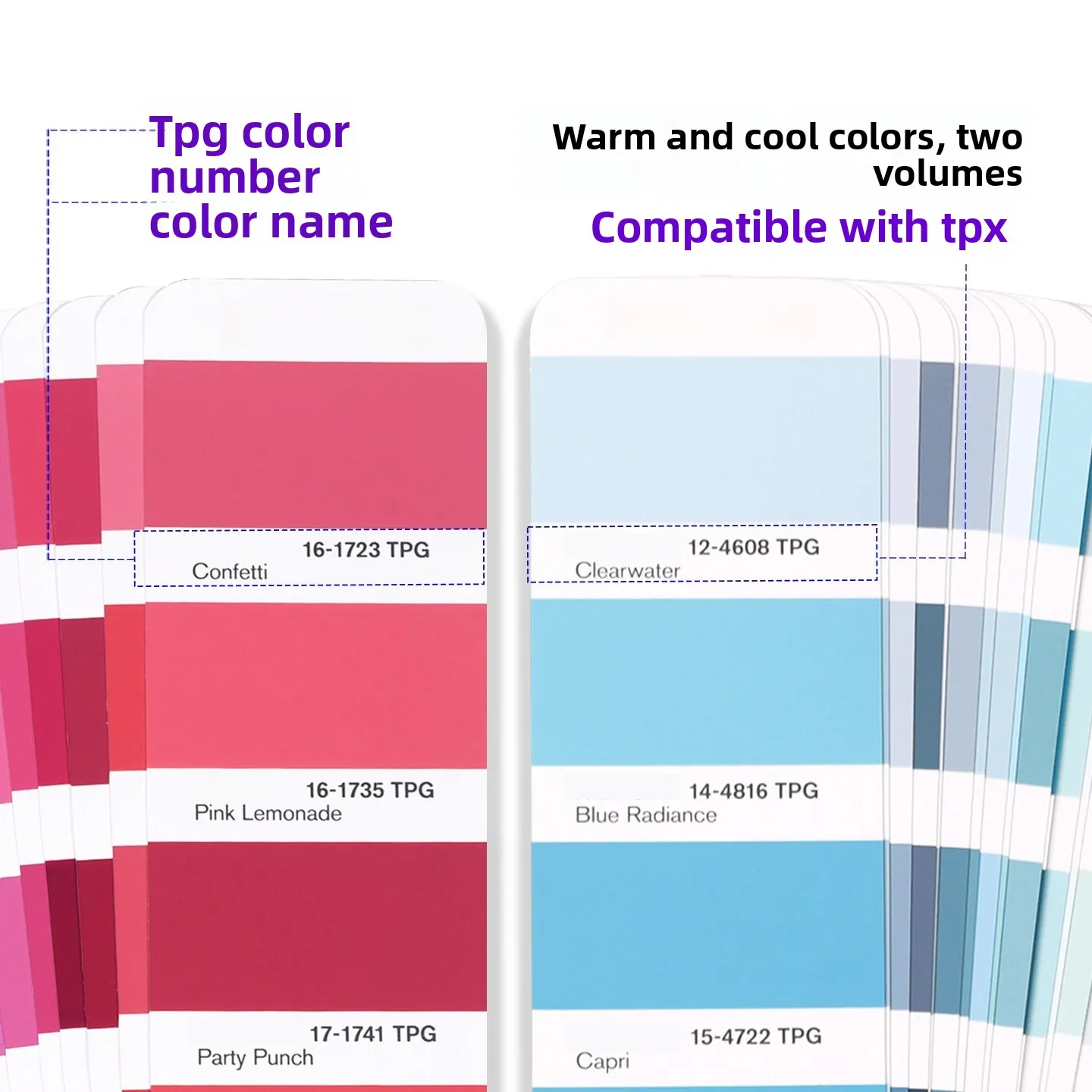 Fashion Home+Interiors TPG Color Guide FHIP110C–Textile Paper Color Specifier for Clothing & Fabric Design,2800+ Colors Fan Deck