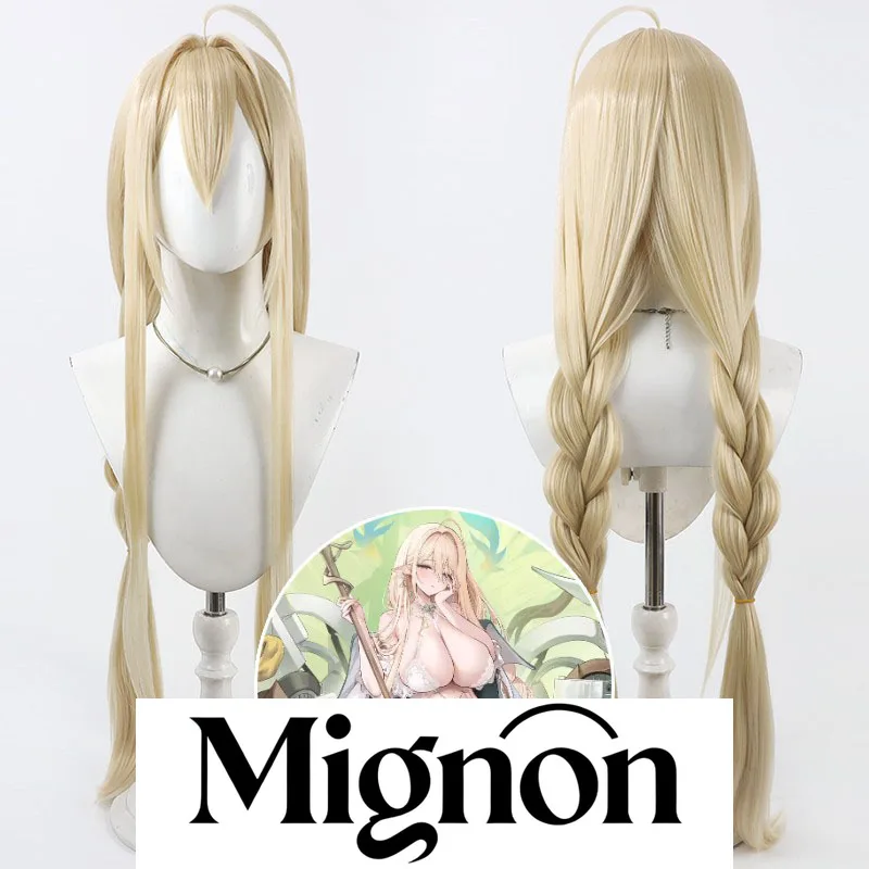 

Миньон Azur Lane Golden Lion парик для косплея 8-летие имитация кожи головы цельный стиль светло-желтый