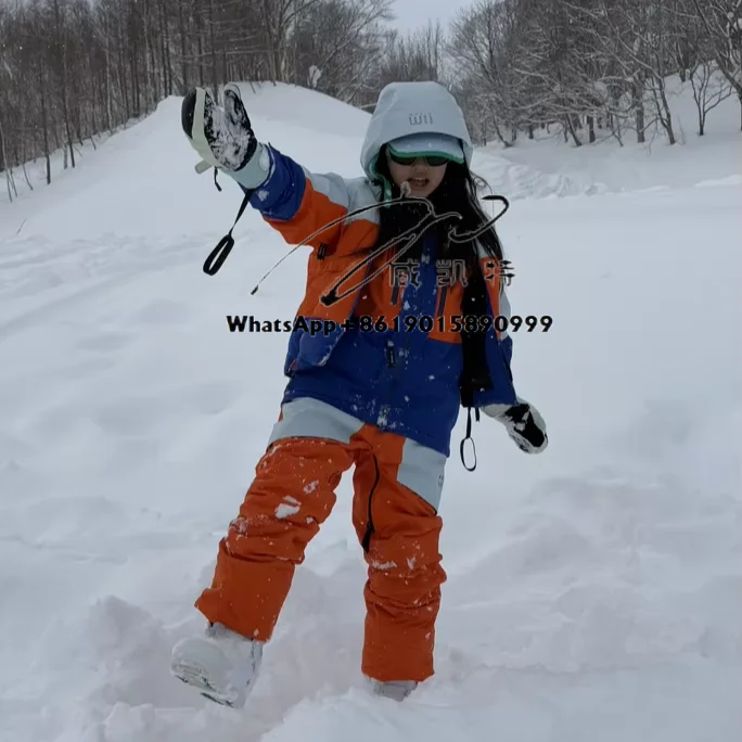 Skijacken Winter Outdoor Winddicht Wasserdicht Warm Snowboardjacke Atmungsaktiv Patchwork Schneemantel