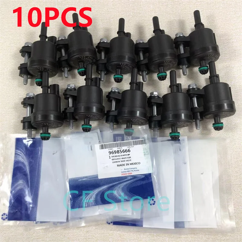 10Pcs 0280142502 Vapor Canister Purge Control Solenoid Valve for Chevrolet Spark LS LT 1.2L I4 2013 2014 2015 96985666