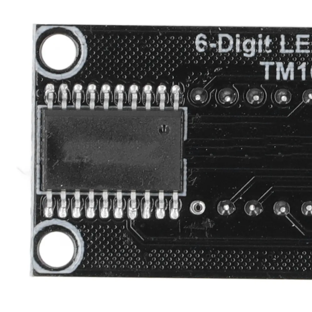 TM1637 Driver IC 6 Digit 7 Segment Display Module 0.36in Red LED Digital Tube Plug and Play with Pin Header