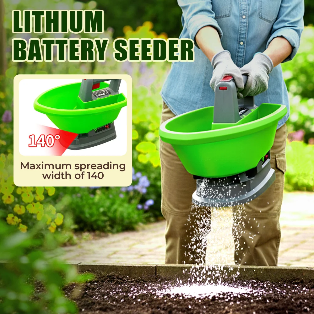 

Electric Seeder Landscape Power Tool 3L Large Capacity 7 Speed Adjustable Lithium Battery Small Seeder Integrated Machine