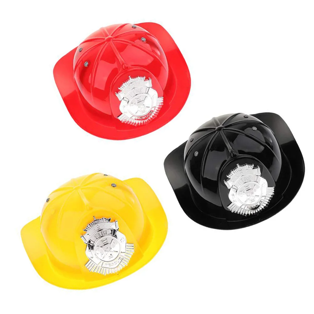 2 PC Fighter Jet Toy Fire Safety Hat for Kids Simulation Accessories Man