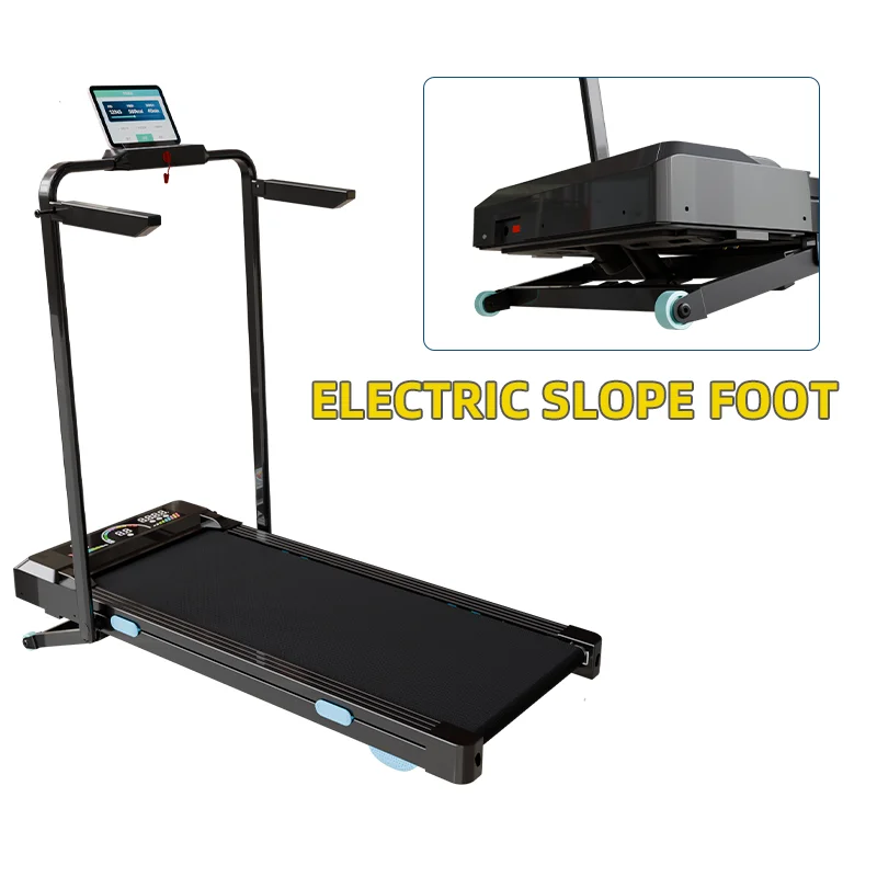 High Quality Motorized 9 Levels Running Machine Home Fitness Equipment Walking Pad with Automatic Adjustment Incline