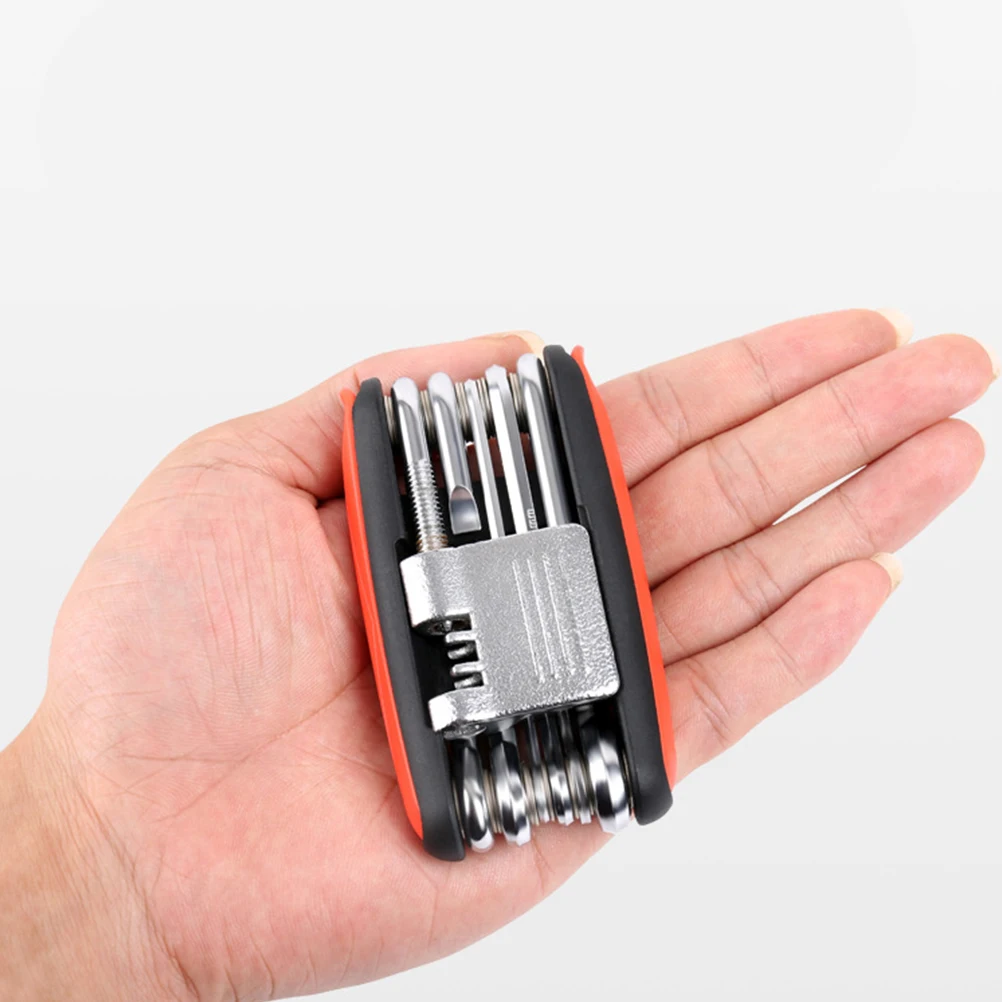 

1Set Steel Bike Repair Tool Set Multi Function Mountain Cycling Screwdriver Wrench Chain Cutter Tire Pry Bar Service Patch