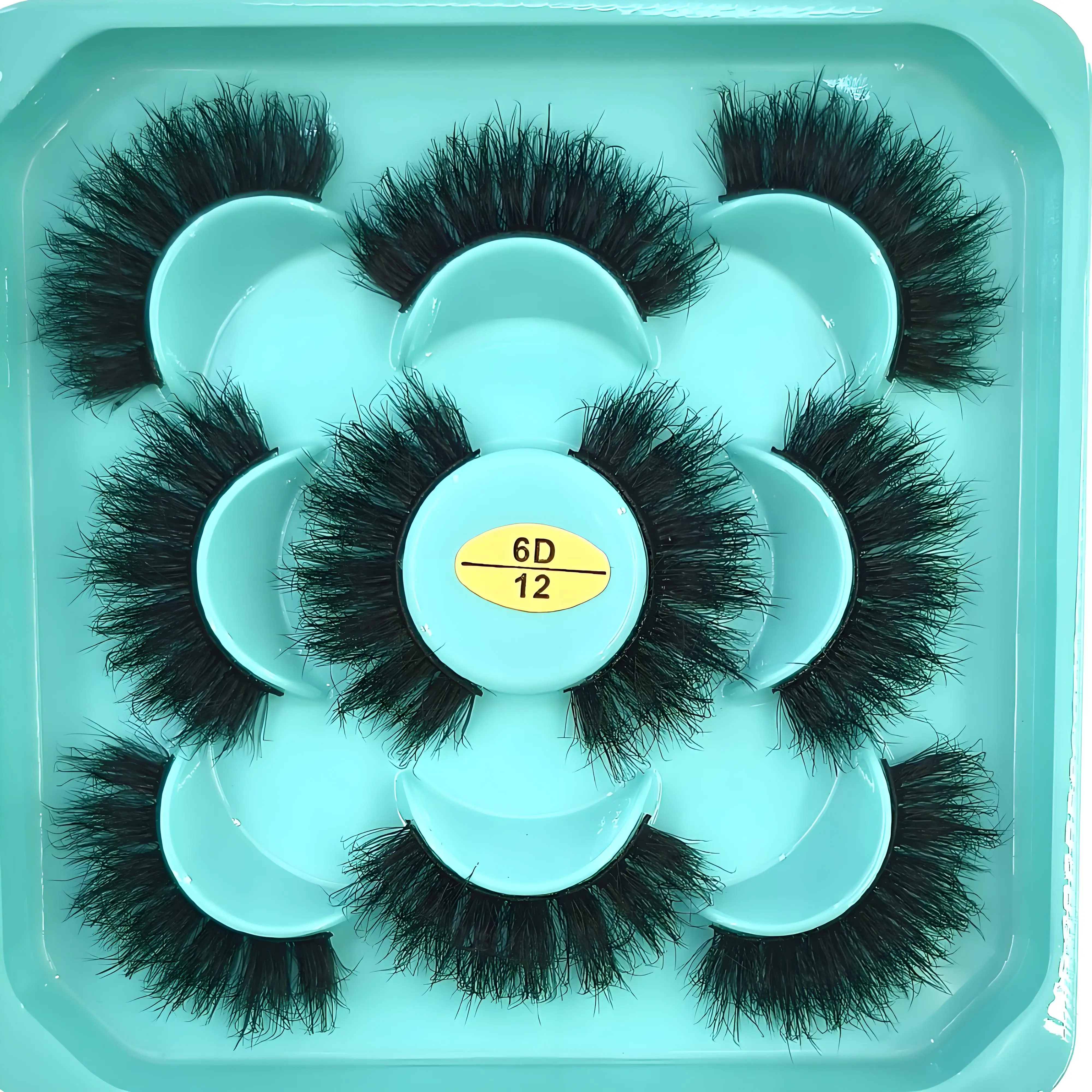 NEW 3D Mink Lashes Strip Eyelashes False Eyelashes that Look Like Extensions Glamour Wispy Curly Fake Lashes party