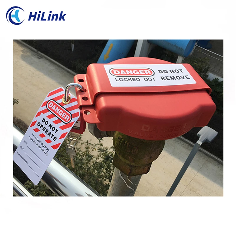 For Industrial Safety Overhaul Equipment Prevent Misoperation,Safety Hign Strength Adjustable 25mm-165mm Gate Valve Lockout