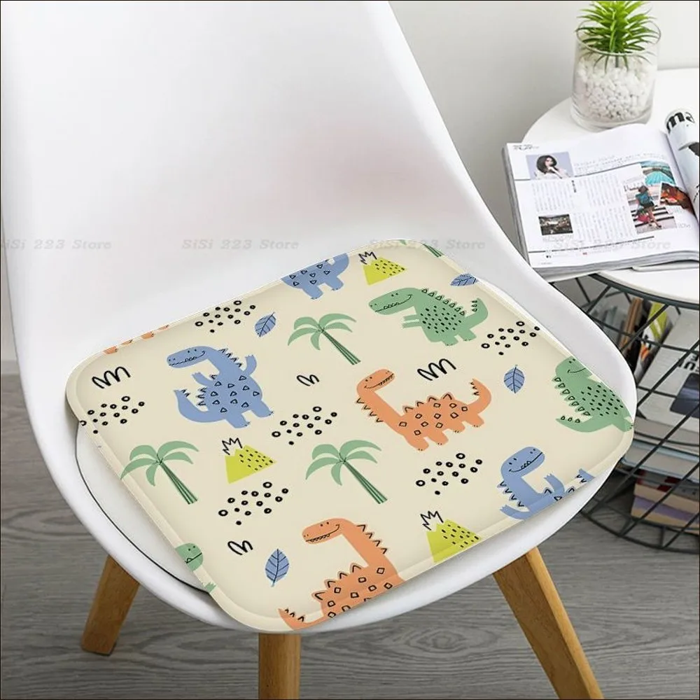 C-Cartoon D-Dinosaur-Print-s Cushion Mat Simplicity Multi-Color Dining Chair Cushion Circular Decoration Seat For Office