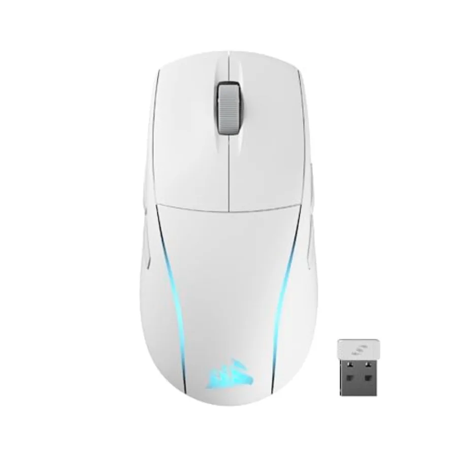 

M75 RGB Lightweight FPS Gaming Mouse 26000 DPI Swappable Side Buttons iCUE Compatible PC Aluminum Body Black Ultra-Lightweight