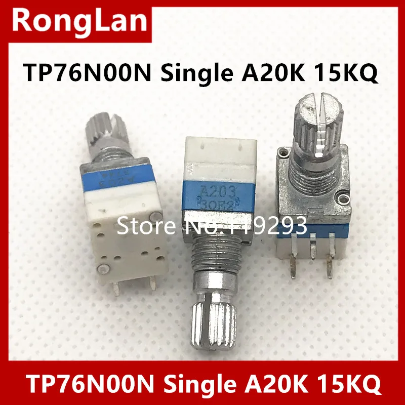 [BELLA] precision potentiometers TP76N00N Single A20K A203 15KQ 5Pin volume potentiometer with switch--10PCS/LOT