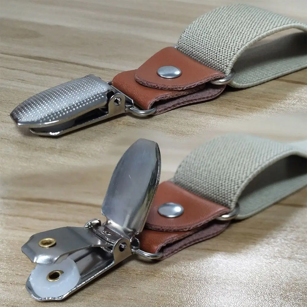 Tirantes ajustables para hombre Y mujer, cinturón Vintage con 4 Clips, en forma de Y, ideal para fiesta de boda, novedad
