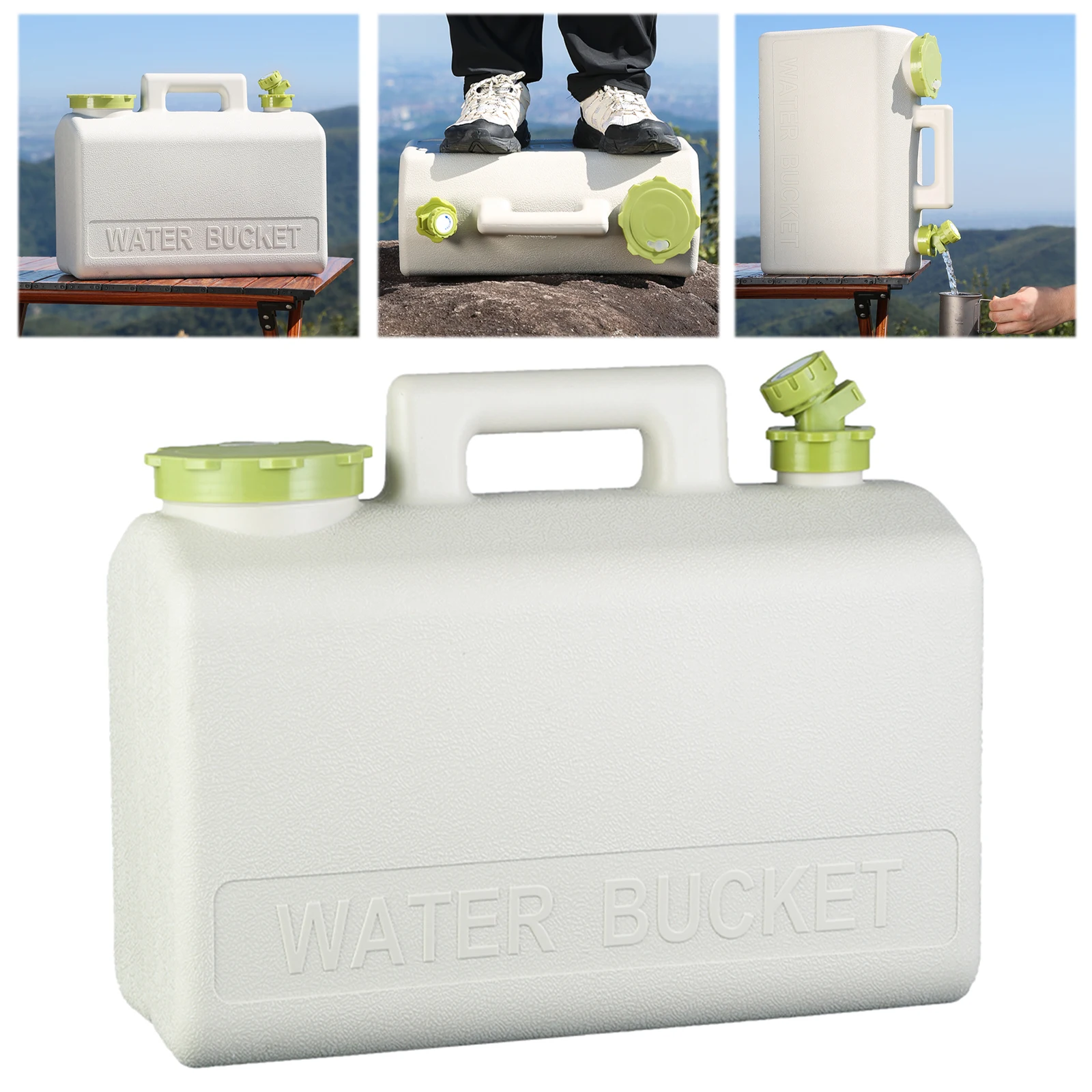 

Ведро для питьевой воды на 20 л с краном, диспенсер для воды, резервуар для хранения воды большой емкости для автомобиля, кемпинга