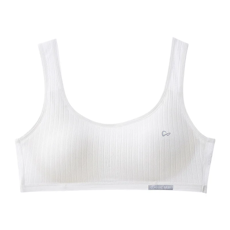 Girl Bra Student Vest Sport Girl Bra Shockproof Running Sports Underwear Development-stage Student Chest Pad Vest Breathable Bra