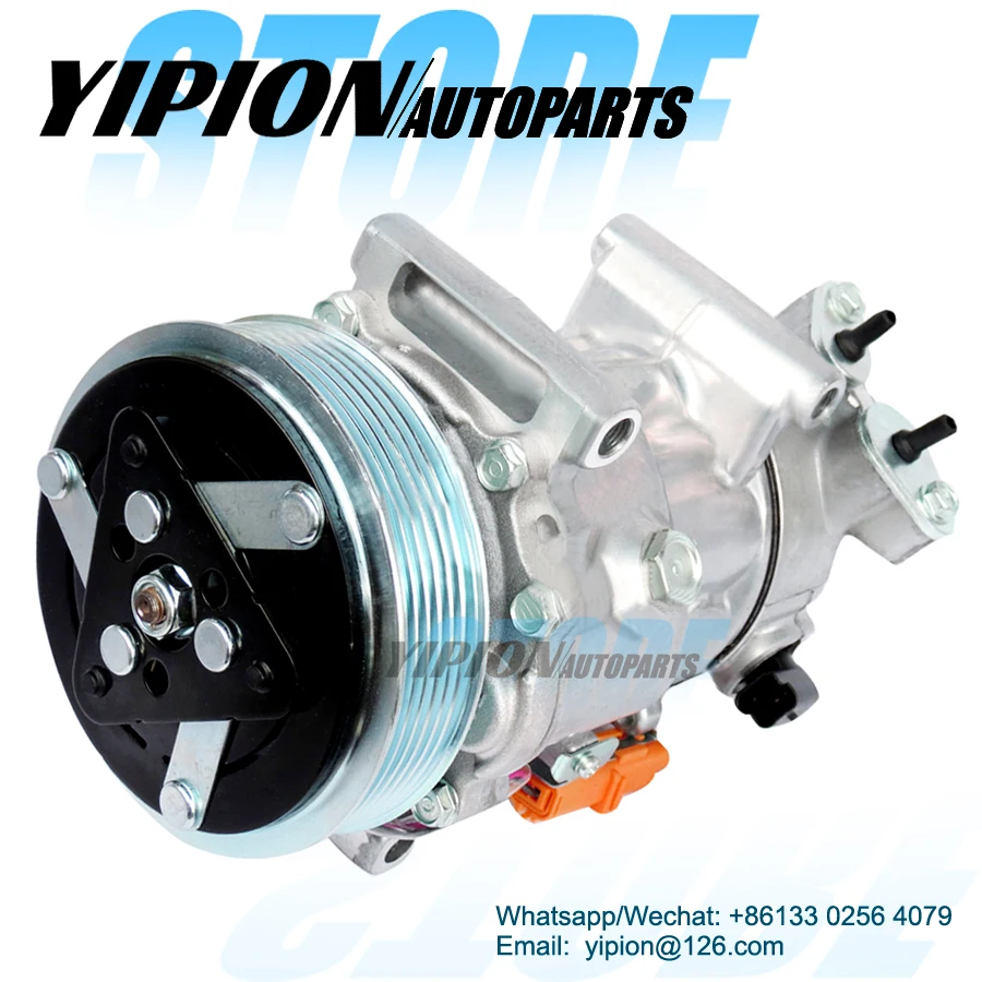 

SD6C12 Air Conditioning AC Compressor FOR PEUGEOT 207 CC Citroen DS3 C4 1607424980 1671553680 9678656080 6453QJ 9651910980