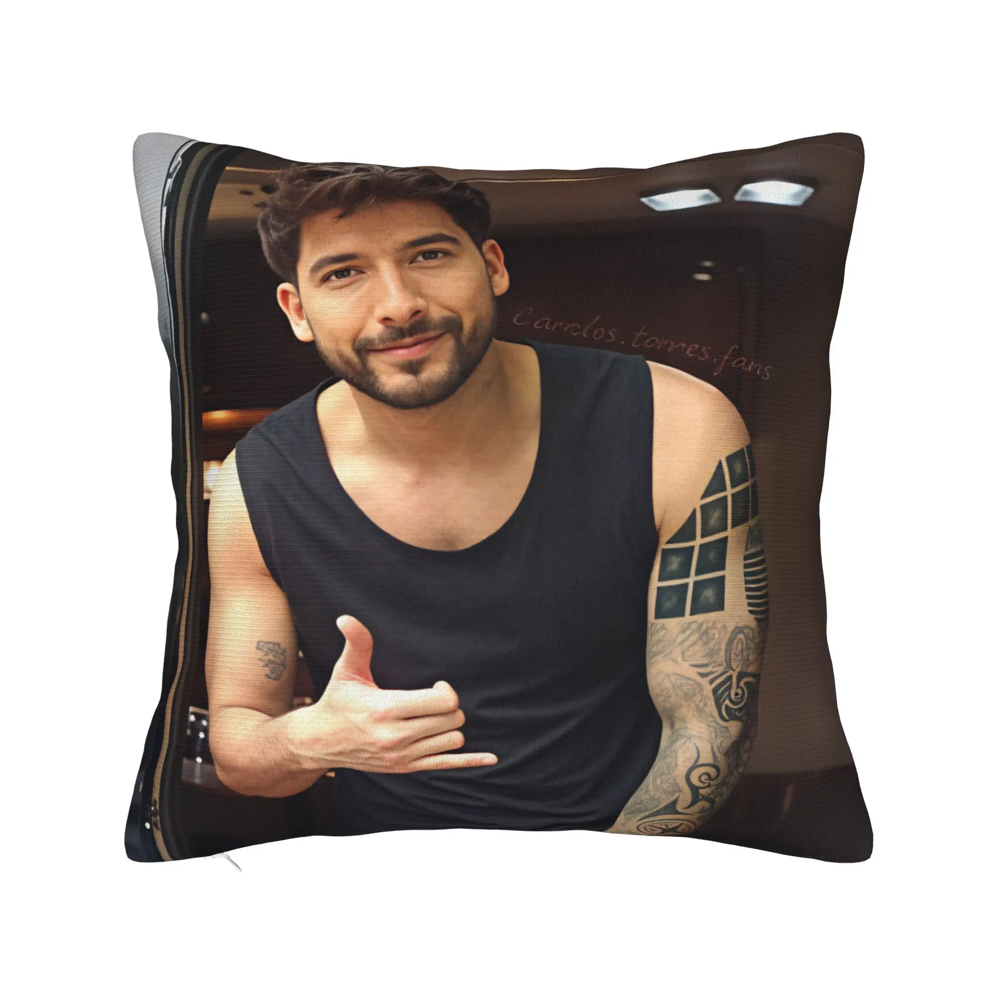 C-Charly Flow Pillow Cover  Retro Trendy Pillow Case For Chair Sofa Home Decor Soft Pillowcases Birthday Present