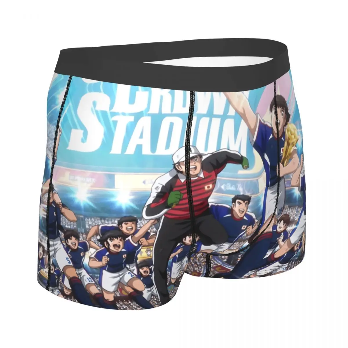 Captain Tsubasa Soccer Anime Winner Underpants Breathbale Panties Male Underwear Comfortable Shorts Boxer Briefs